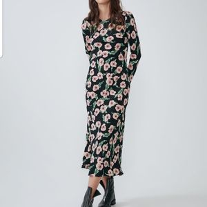 Zara floral dress